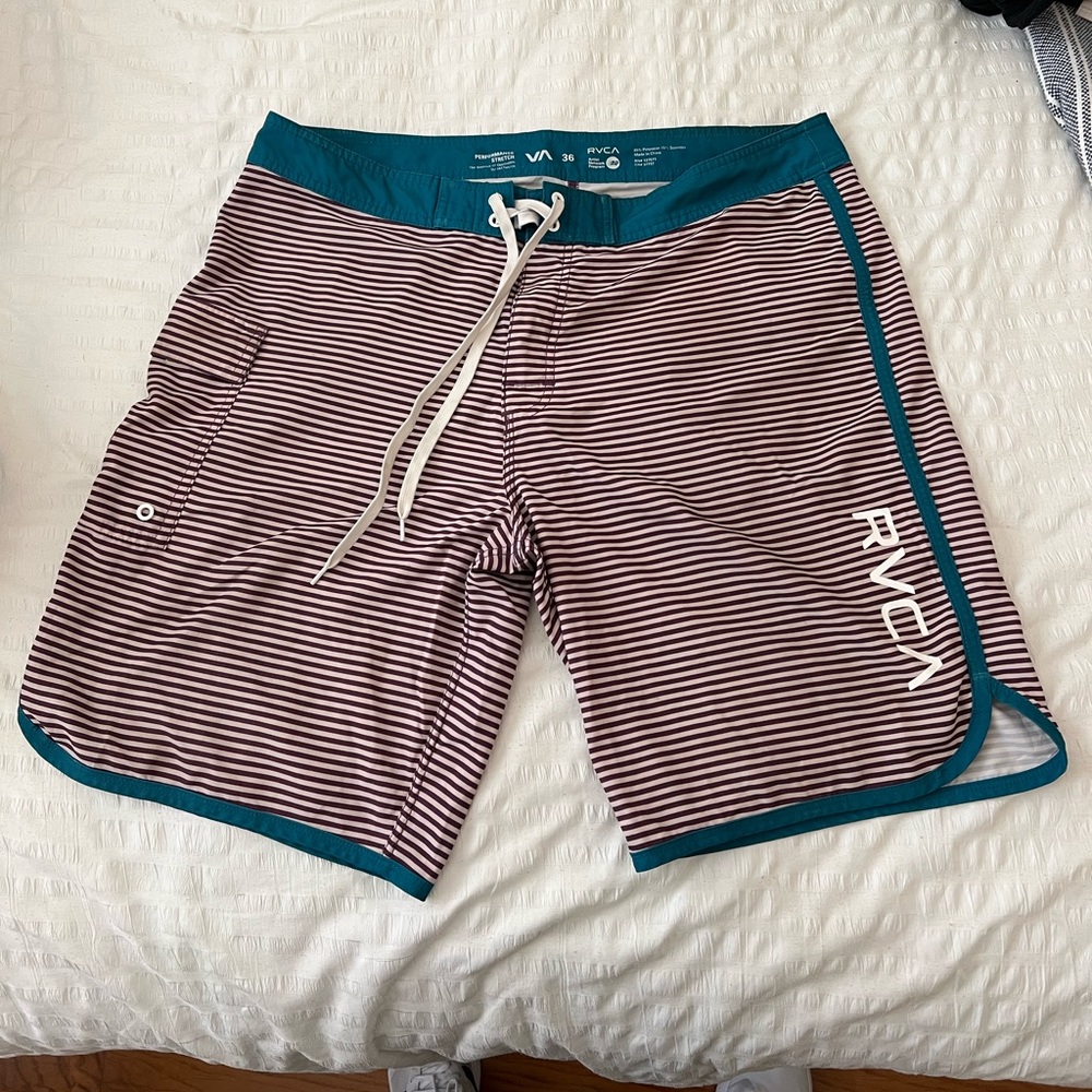 RVCA Performance Stretch mens boardshorts with pocket